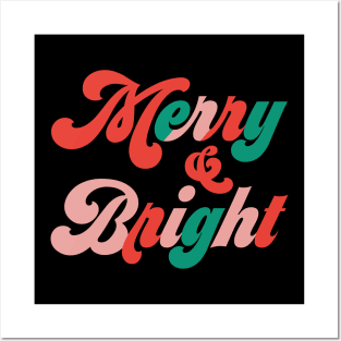 Merry and Bright Posters and Art